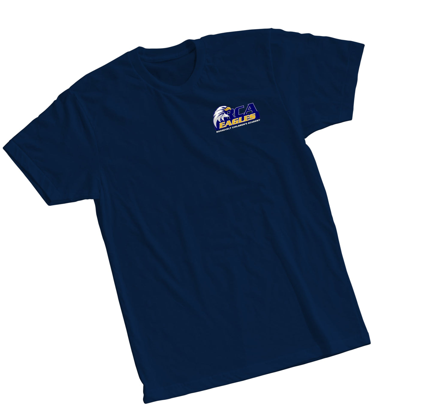 STAFF ONLY Collection Blue Short Sleeve T-Shirt ( Left Pocket Print)