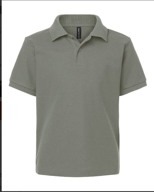Polo de manga corta para niño (blanco)