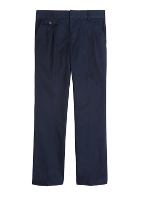 Pantalones para niñas de corte regular/relajado (azul marino)