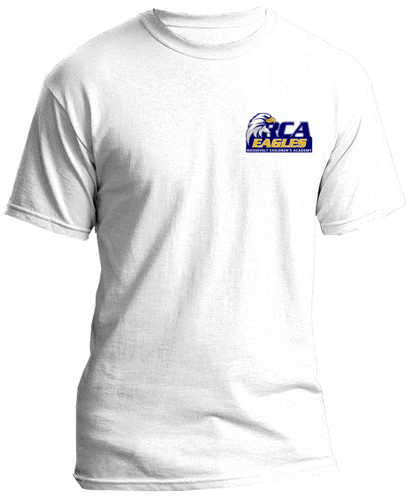 Camiseta blanca de manga corta de PE 